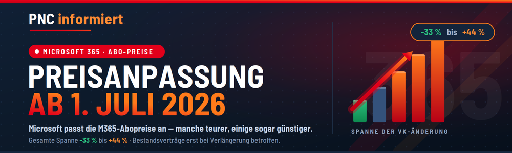 Microsoft 365 Preisanpassungen ab Juli 2026